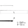 Коліно Kalipso спінінгове карбон 2.70m D7.5mm 1-е