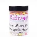 Бойлы Richworth Origin Micro Pop-Ups 6-8mm pineap.hawaiian 100ml