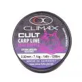 Леска Climax Cult Carp line 1200m 0.30mm 7.1kg deep purple