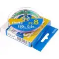 Шнур Gosen Roots X8 150m PE0.6 14lb multicolor