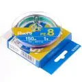 Шнур Gosen Roots X8 150m PE1.0 20lb multicolor