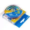 Шнур Gosen Roots X8 150m PE2.0 35lb multicolor