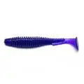 Силикон FishUp U-Shad 2.5"(9)060 dark violet/peac&silver