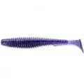 Силикон FishUp U-Shad 3.5"(8шт)060 dark violet/peac&silver