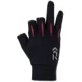 Перчатки Daiwa Stretch 3-Cut DG-8420W black XL