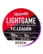 Флюорокарбон Gosen Answer Light Game FC Leader 30m