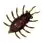 Силікон FishUp Maybug 1.3"(5шт)019 motor oil/red
