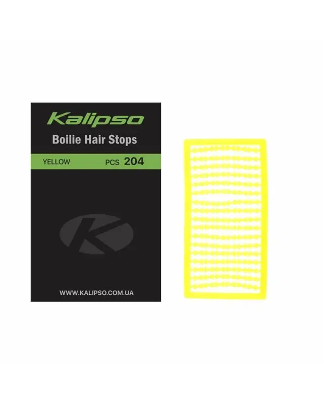 Стопор Kalipso Boilie hair stops(204шт)yellow