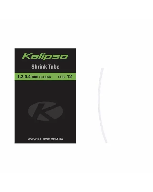 Трубка Kalipso Shrink tube 1.2-0.4mm(12)clear