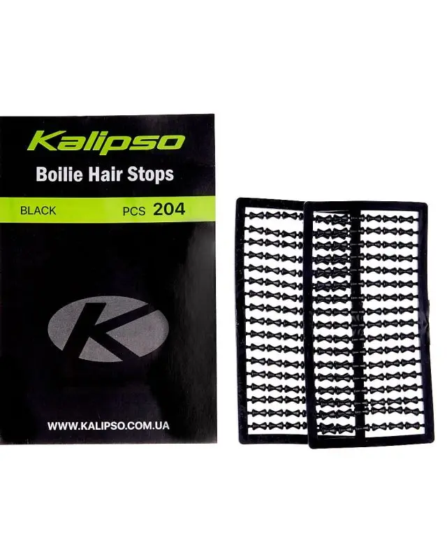 Стопор Kalipso Boilie hair stops(204шт)black