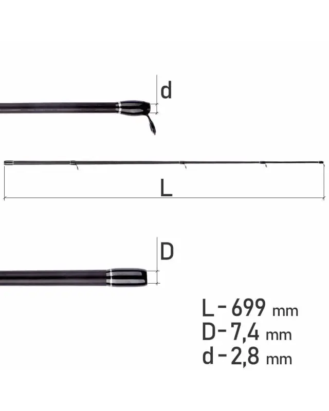 Коліно Kalipso TOR Feeder 3.30m 120g 1-е