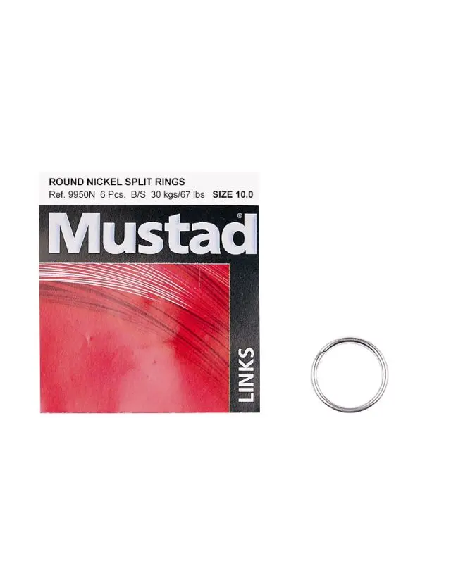 Заводне кільце Mustad 9950N 10.0mm(6)