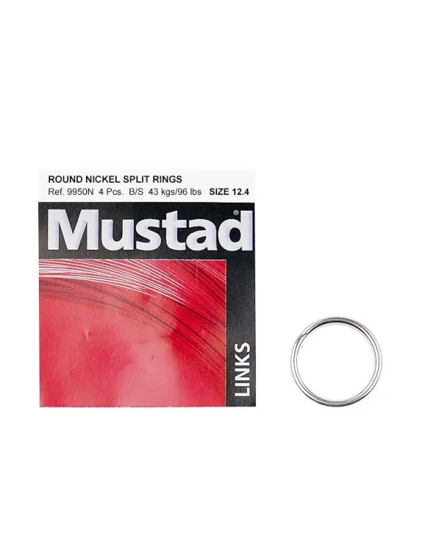 Заводне кільце Mustad 9950N 12.4mm(4)