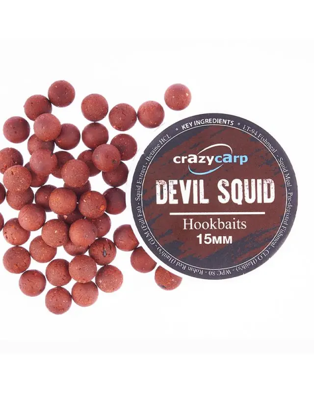 Бойли Crazy Carp Hookbaits 15mm devil squid(150g)