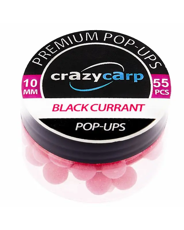 Бойли Crazy Carp Pop-ups Premium 10mm black currant(55)