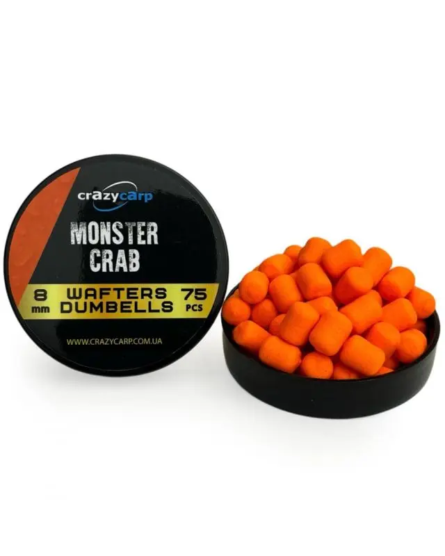 Бойли Crazy Carp Wafters Dumbbells 8mm monster crab(75)