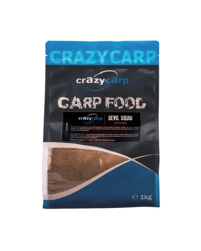 Прикормка Crazy Carp Stick Mix Devil Squid 1kg