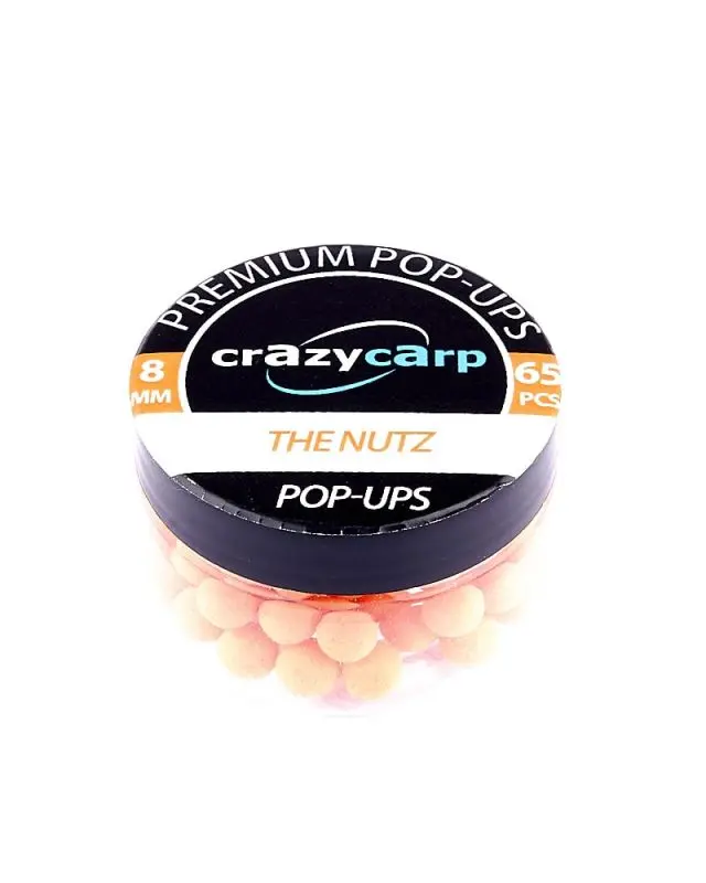 Бойли Crazy Carp Pop-Ups Premium 8mm the nutz(65)