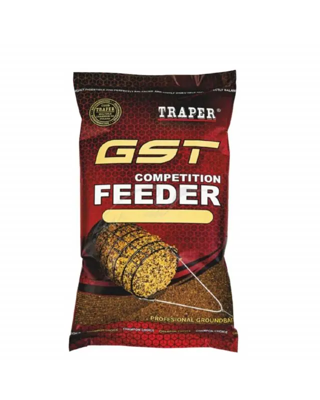 Прикормка Traper GST Competition Feeder Плітка чорна 1kg