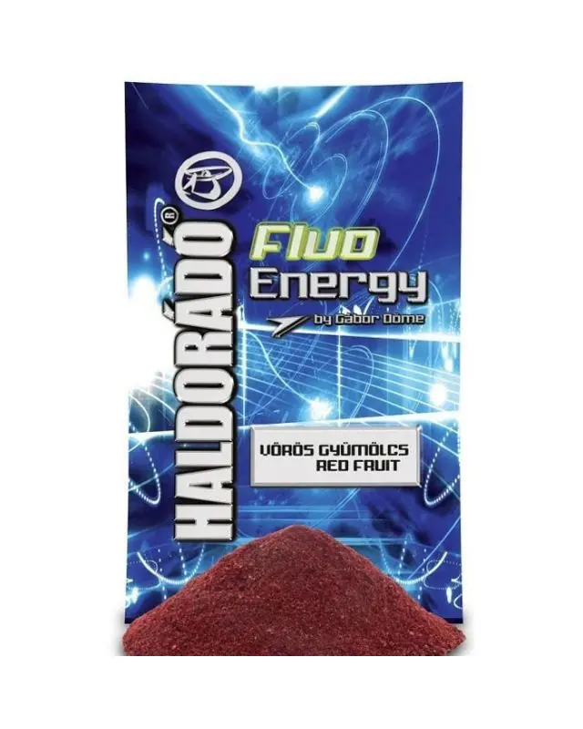 Прикормка Haldorado Fluo Energy 800g(червоні фрукти)