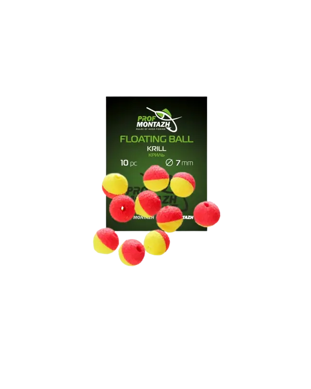 Насадка Prof Montazh Floating Ball 7mm krill (10шт)