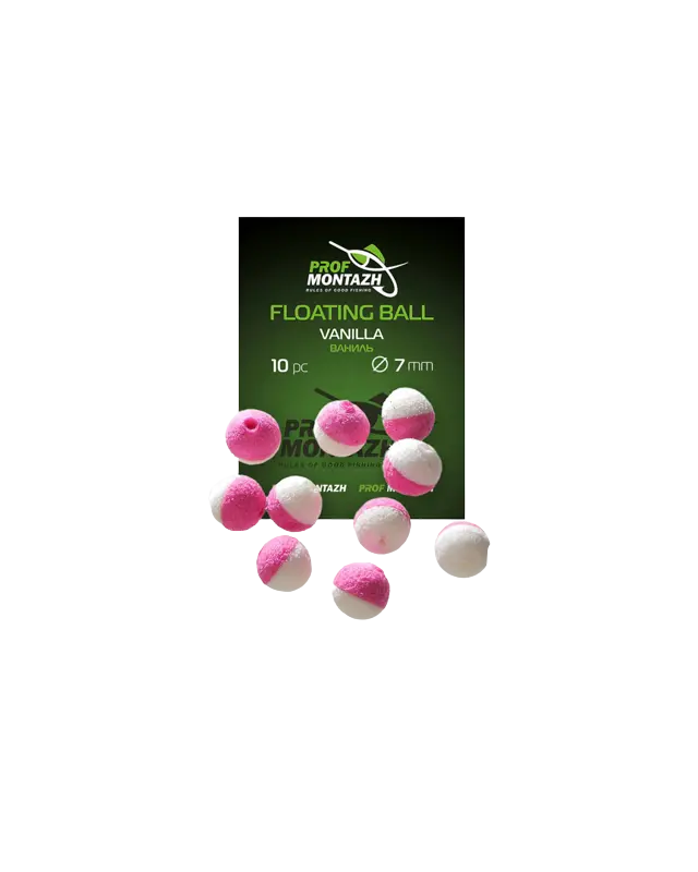 Насадка Prof Montazh Floating Ball 7mm vanilla (10шт)