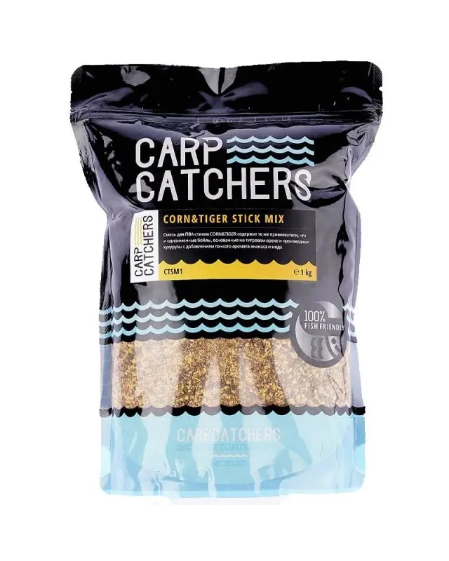 Прикормка Carp Catchers Stick Mix corn&tiger 1kg