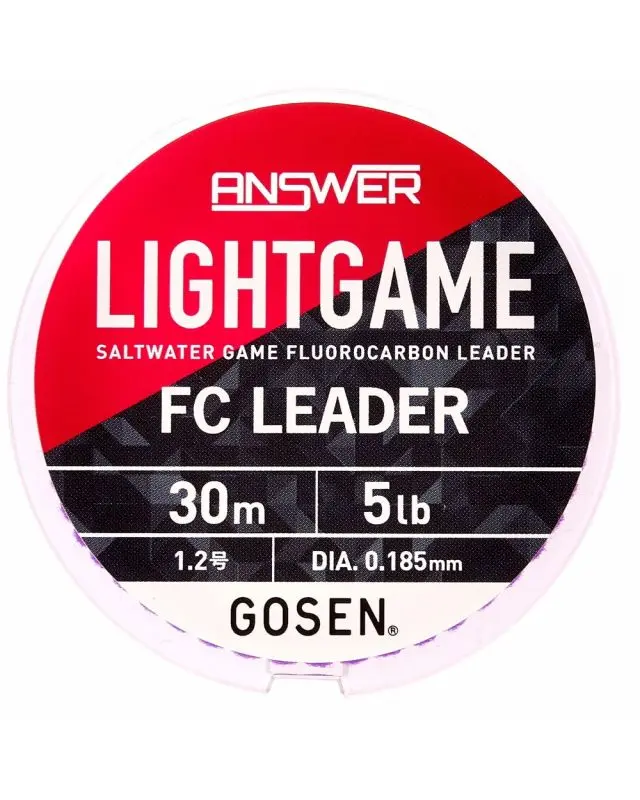 Флюорокарбон Gosen Answer Light Game FC Leader 30m №1.25 5lb