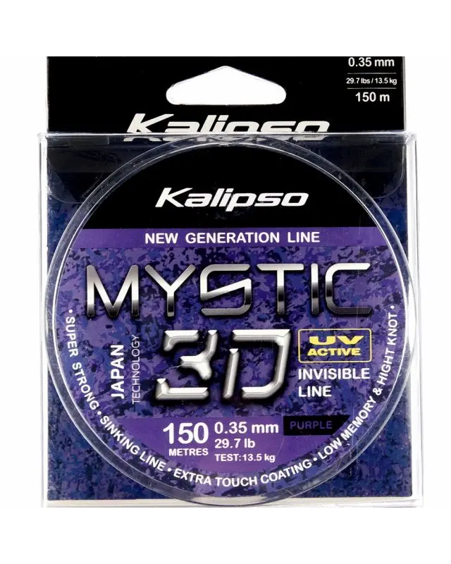 Волосінь Kalipso Mystic 3D Purple 150m 0.35mm 