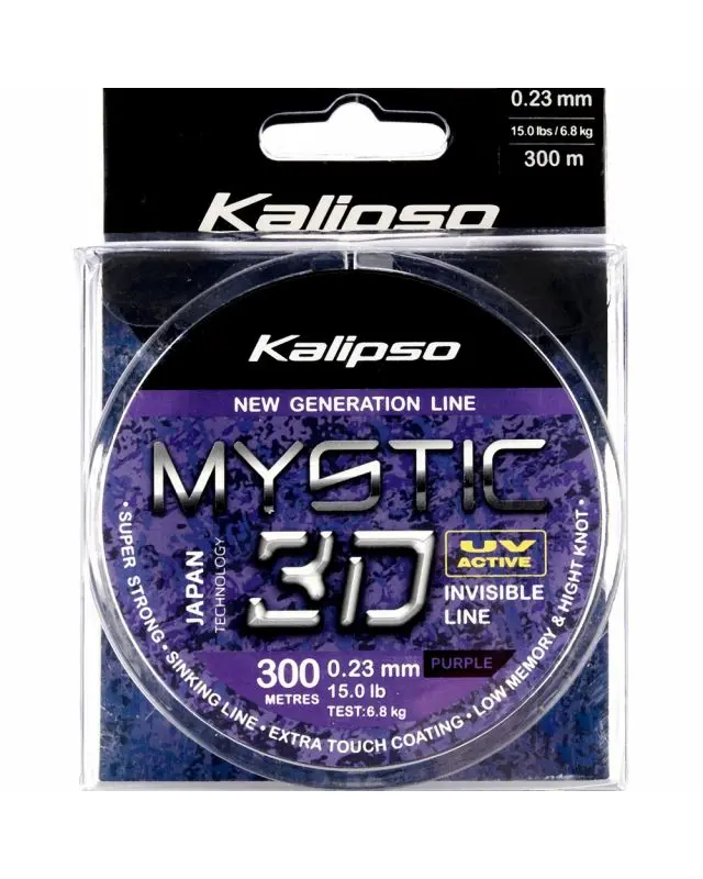 Волосінь Kalipso Mystic 3D Purple 300m 0.23mm 
