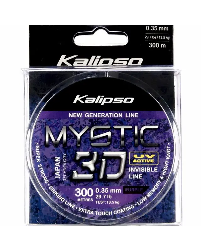 Волосінь Kalipso Mystic 3D Purple 300m 0.35mm 