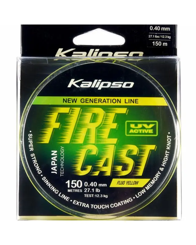Волосінь Kalipso Fire Cast FY 150m 0.40mm