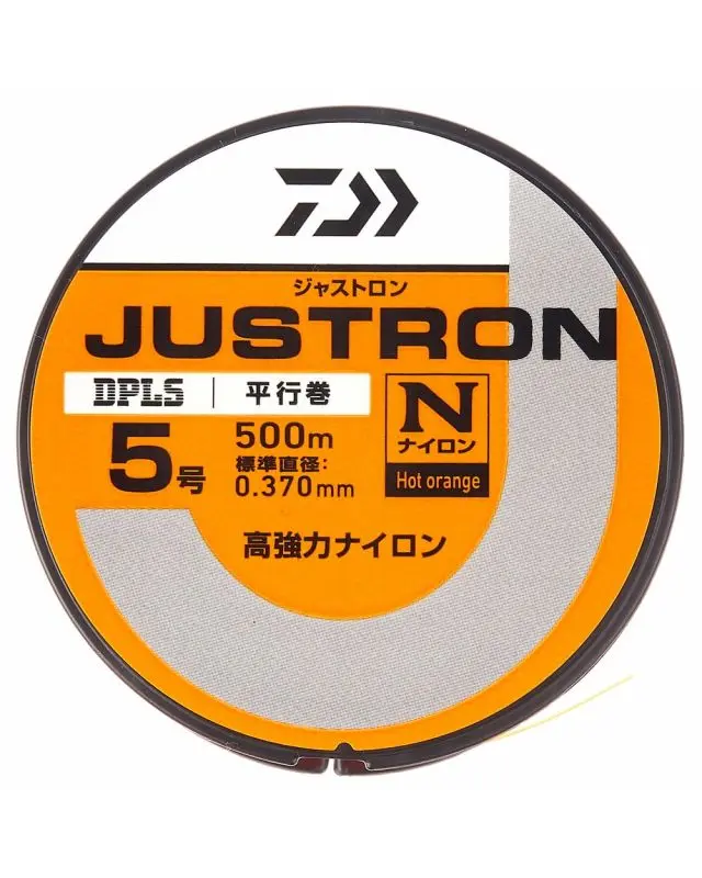 Волосінь Daiwa Justron DPLS 500m №5 0.370mm 20lb hot orange