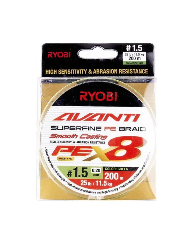 Шнур Ryobi Avanti X8 GR 200m PE1.5