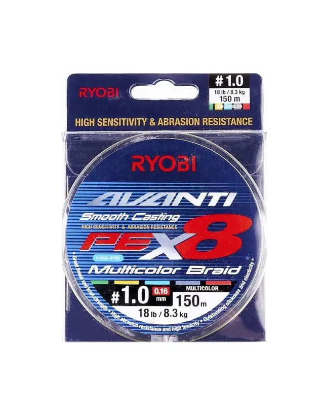 Шнур Ryobi Avanti X8 MC 150m PE1.0