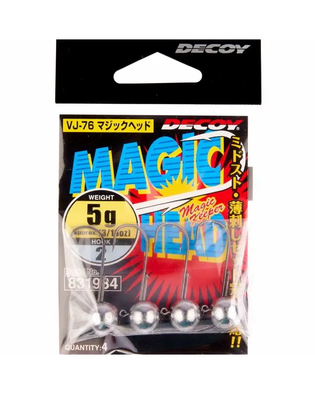 Джиг голівка Decoy Magic Head VJ-76 5.0g №2(4)