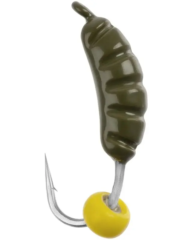 Мормишка Viking вольфрам Fishing Shrimp Bead 0.37g olive/y