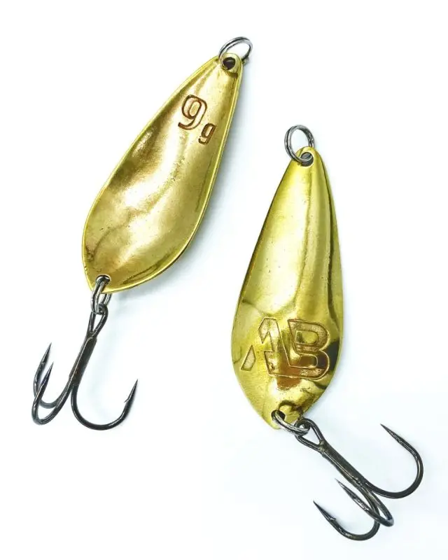 Блешня Acoustic Baits Aтом 2 Sport 9g brass