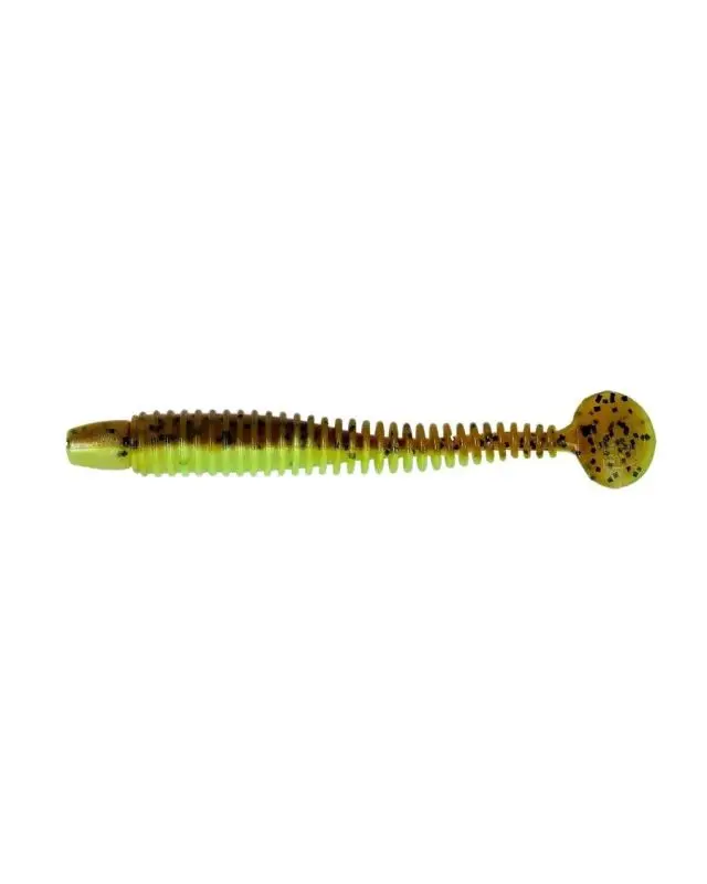 Силікон Lunker City Swimming Ribster 4" (9шт) 201 toasted Iguana