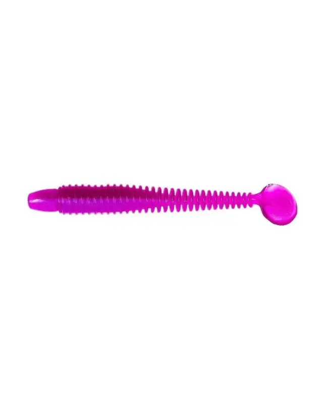 Силікон Lunker City Swimming Ribster 4" (10шт) 222 pro purple
