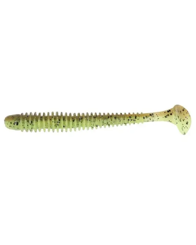 Силікон Keitech Swing Impact 3.5" (8шт) 401 green pumpkin/chart