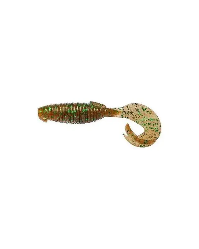 Силікон Keitech Flapper Grub 4" (7шт) EA 02 peach green flk