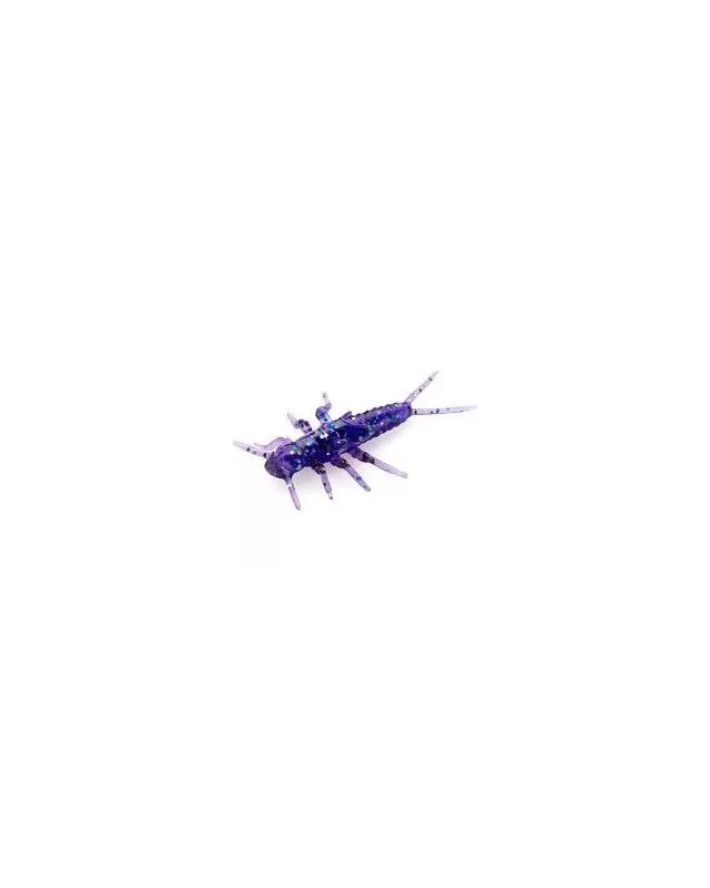 Силікон FishUp Stonefly 0.75"(12шт)060 dark violet/peacock&silver