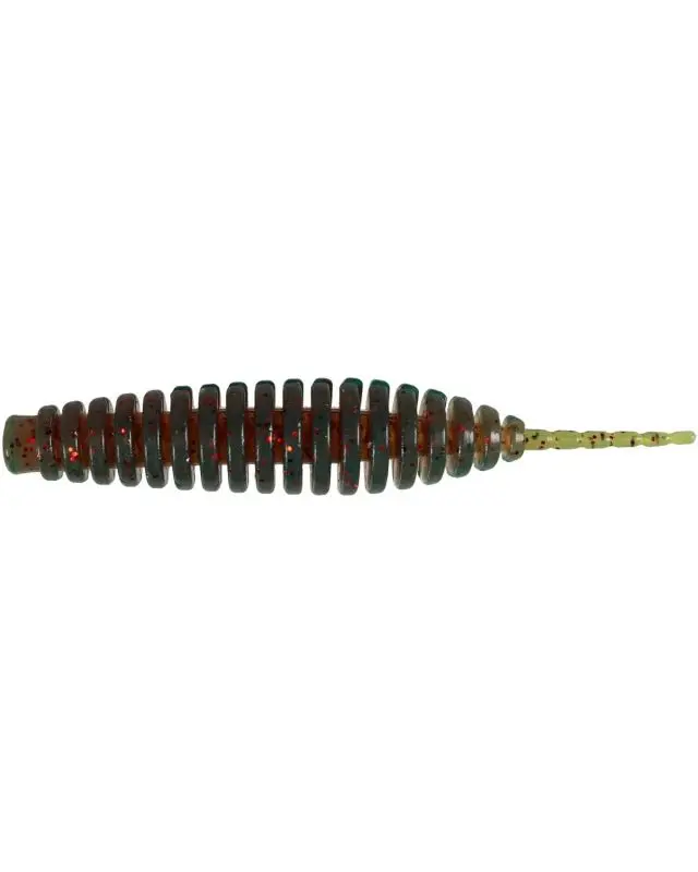 Силікон FishUp Tanta 3.5"(5шт)019 motor oil/red