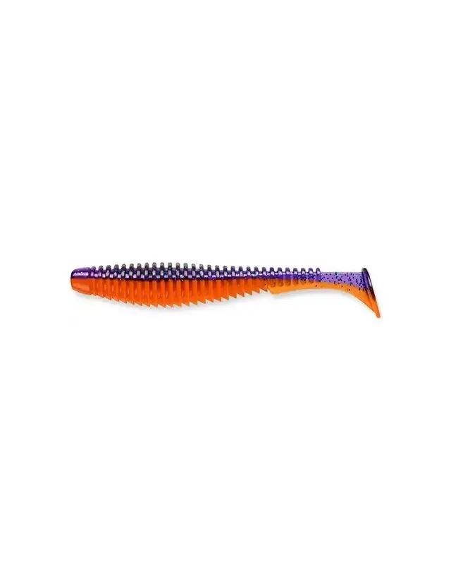 Силікон FishUp U-Shad 3"(9шт)207 dark violet/orange