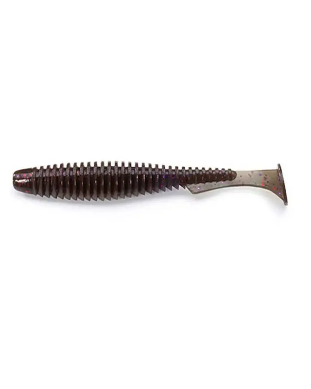 Силікон FishUp U-Shad 4"(8шт)050 green pump br/red&purp