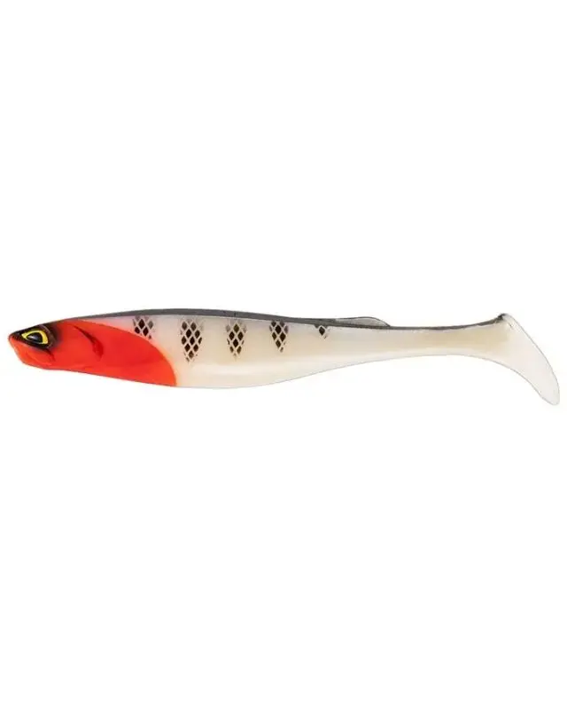 Силікон FishUp Ram Shad 8" 357 red head
