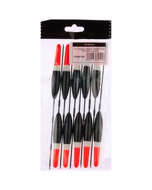 Поплавець Kalipso Raptor Float 1009020 (10шт) black  2.0г