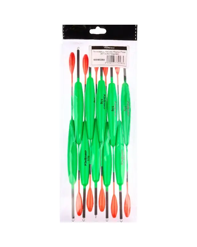 Поплавець Kalipso Raptor Float 2013050 (10шт) green 5.0г