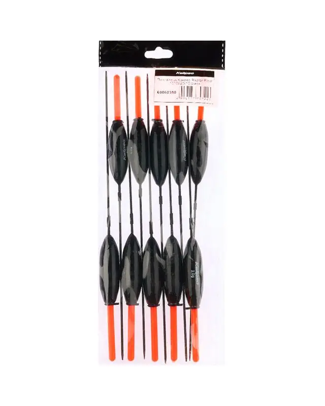 Поплавець Kalipso Raptor Float 1010020 (10шт) black 2.0г